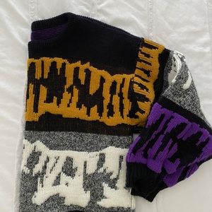 Vintage knit pullover sweater